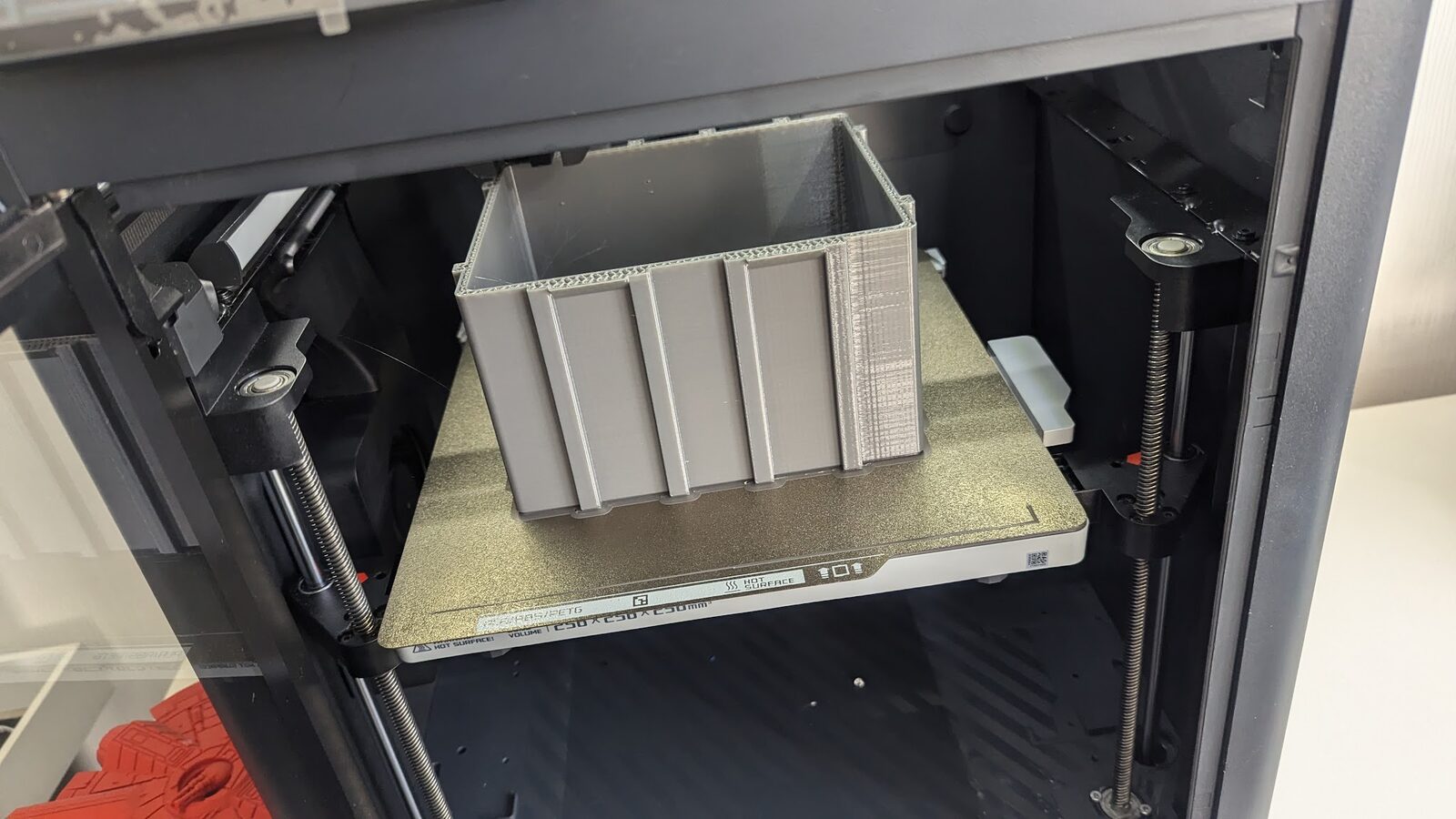 Stabile Aufbewahrungsbox aus PETG direkt vom Druckbett